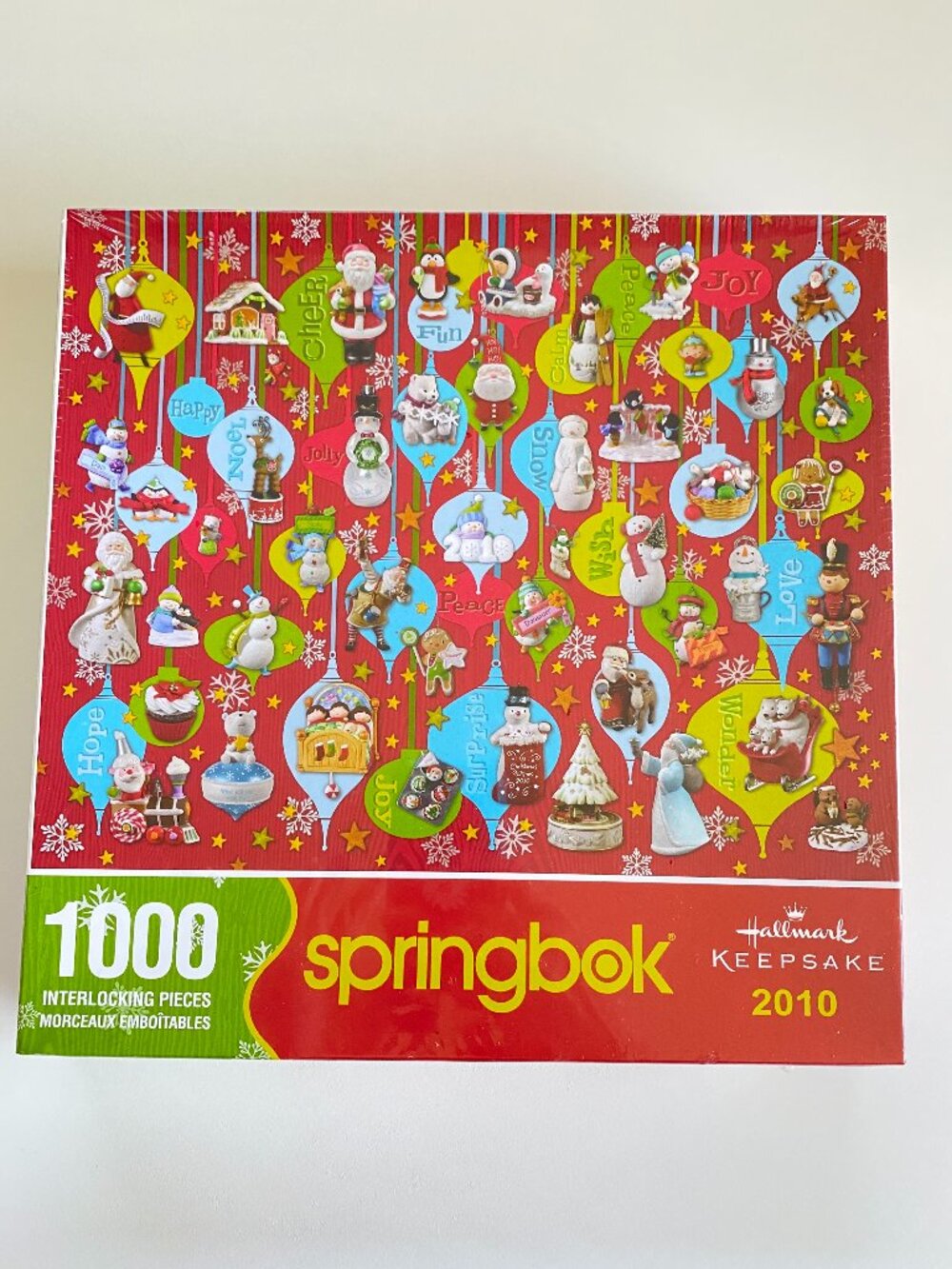 NIB Springbok Hallmark Keepsake Christmas Ornaments 2010 Jigsaw Puzzle 1000 Pc